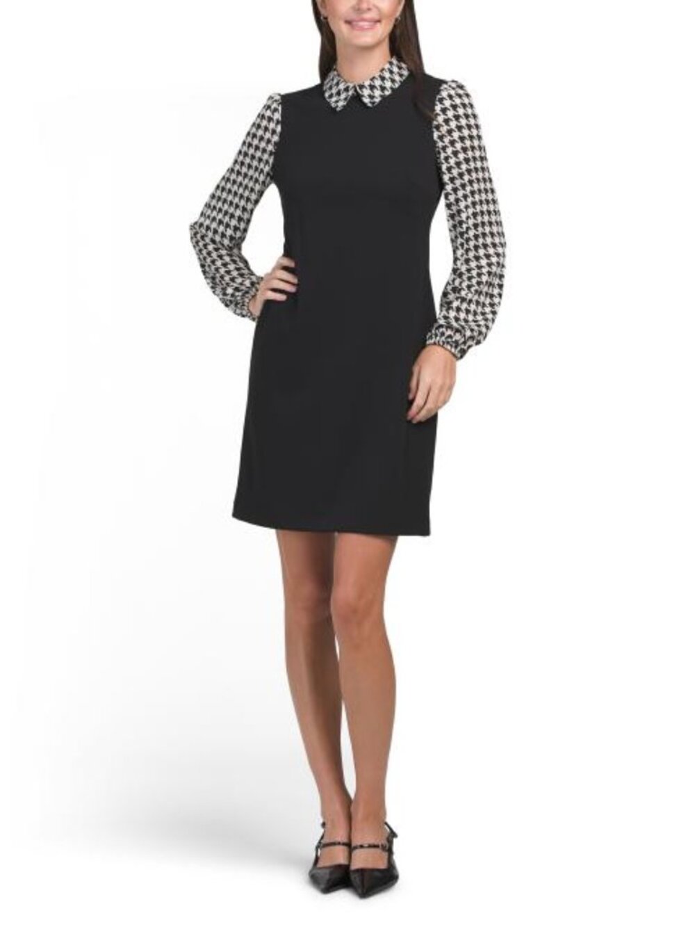 TOMMY HILFIGER Knit Crepe Mini Dress